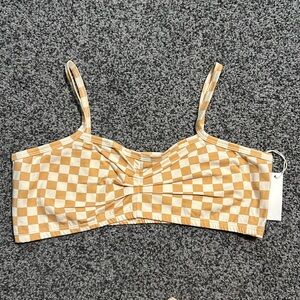 checkered bralette
